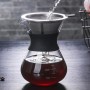 PIQIUQIU Cafetera de Taza Invertida 400 ml, cafetera de Vidrio Goteo Manual cafetera Goteo Manual cafetera Goteo Manual Filtro