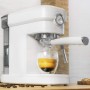Cecotec Cafetera Espresso Cafelizzia 790 White Pro.Sistema Thermoblock, 20 Bares, ModoAuto 1 y 2 Cafés, Vaporizador Orientable,