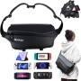 Estuche de transporte for consola PS5 Portal/Legion GO y accesorios, estuche protector a prueba de rayones con bolso bandolera