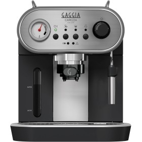 Gaggia Cafetera manual Carezza Deluxe RI8525/01 para café molido y cápsulas, 230 V, 50 Hz, 1900 W, gris/negra
