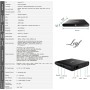 LEYF 4K Android TV Box Original Licensed by Google LLC and Netflix, Disney, Prime Video WiFi, Type-C, HDMI 2.1, USB 3.0,