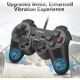 Cipon Controlador con cable compatible con consola PS-2, mandos a distancia negros con cable de 71 pulgadas