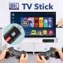 Q9 Game Stick 8K Dual System Android TV Box y juego con controlador inalámbrico 64G TV Stick 10000+ juegos