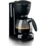Braun KF 560 Cafetera eléctrica con Sistema OptiBrew, 1100 W, 35 dB, acero inoxidable, 10 tazas, negro