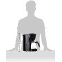Braun KF 560 Cafetera eléctrica con Sistema OptiBrew, 1100 W, 35 dB, acero inoxidable, 10 tazas, negro