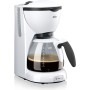 Braun KF 560 Cafetera eléctrica con Sistema OptiBrew, 1100 W, 35 dB, acero inoxidable, 10 tazas, negro