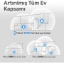 Cudy AX1800 Sistema WiFi 6 Mesh Router, Mesh Wi-Fi 6, Repetidor Extensor de Red WiFi, Gigabit Puertos, VPN, DNS a través de TLS,