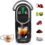 Magician1 Mini 5en1 Cafetera Cápsulas para Nespresso Original, Dolce Gusto, Lavazza A Modo Mio, ESE 44 y Café Molido, 20 Bares,