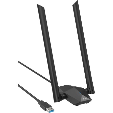BrosTrend AX1800 Adaptador WiFi 6 Linux para Ubuntu, Mint, Debian, Kubuntu, Mate, Zorin, PureOS, Windows 11/10, Largo Alcance