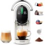 Magician1 Mini 5en1 Cafetera Cápsulas para Nespresso Original, Dolce Gusto, Lavazza A Modo Mio, ESE 44 y Café Molido, 20 Bares,