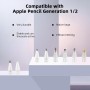 Puntas para Apple Pencil, 8 Pack Apple Pencil de 1ª/2ª generación, Puntas de lápiz de 0.78 mm, Accesorios de Protección, Puntas