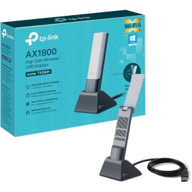 TP-Link Archer TX20UH WiFi Dongle, AX1800 Wi-Fi 6 Adaptador inalámbrico USB WiFi para PC, dongle WiFi de Alta Ganancia de Doble