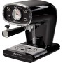 Ariete 1388-30 1388/31 CAFETERA Espresso Negra Cafe Retro, 900 W, 2 Cups, Plástico, Rojo
