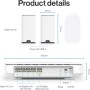 Linksys Sistema de Malla Wi-Fi de Doble Banda Velop Micro 6, Router Wi-Fi 6, Velocidad de hasta 3 Gbps, Alcance de 465 sq,