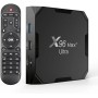 X96 Max Plus Ultra TV Box Android 11 Amlogic S905X4 4 GB 32 GB soporte AV1 8 K Dual WiFi BT con teclado i8