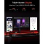 NiPoGi E3B Mini PC con AMD Ryzen 5 7430U (6C/12T hasta 4,3 GHz, Mejor Que 5500U/5650U/5675U), 16GB RAM/512 GB SSD Mini Ordenador