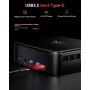 NiPoGi E3B Mini PC con AMD Ryzen 5 7430U (6C/12T hasta 4,3 GHz, Mejor Que 5500U/5650U/5675U), 16GB RAM/512 GB SSD Mini Ordenador