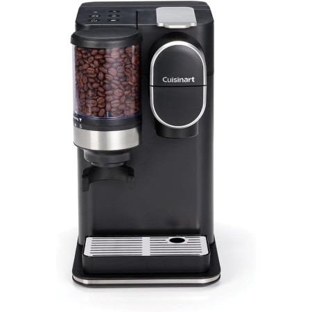 Cuisinart Cafetera One Cup Grind And Brew | Café en grano en taza, monodosis | Molinillo cónico | Ajuste la intensidad del café,