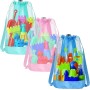 Bolsa Juguetes Playa, 3 PCS Bolsa Playa Juguetes, Bolsa Grande de Malla para Juguetes de Playa, Mochila Antiarena Infantil,