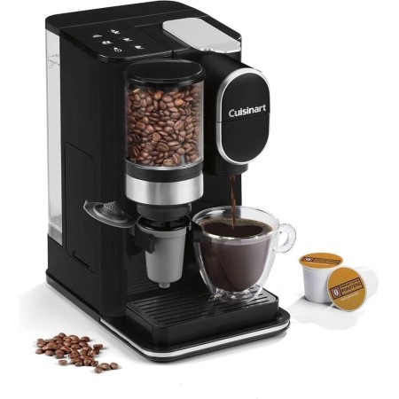 Cuisinart Cafetera One Cup Grind And Brew | Café en grano en taza, monodosis | Molinillo cónico | Ajuste la intensidad del café,