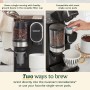 Cuisinart Cafetera One Cup Grind And Brew | Café en grano en taza, monodosis | Molinillo cónico | Ajuste la intensidad del café,