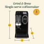 Cuisinart Cafetera One Cup Grind And Brew | Café en grano en taza, monodosis | Molinillo cónico | Ajuste la intensidad del café,