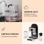 KLARSTEIN Cafetera Expreso de 1,4 L Con Espumador de Leche, 20 Bares, 1450W Para Café Molido, Helado, Capuccino y Café Con Leche