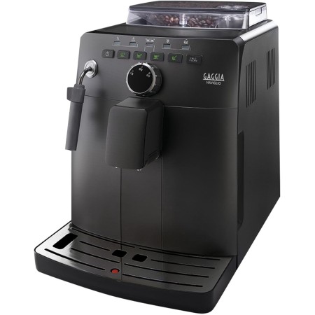 Gaggia HD8749/01 Naviglio Black, Cafetera Automática, para Espresso y Cappuccino, Café en Grano, 15 bares, 1850W, Negro, 100%