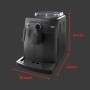 Gaggia HD8749/01 Naviglio Black, Cafetera Automática, para Espresso y Cappuccino, Café en Grano, 15 bares, 1850W, Negro, 100%