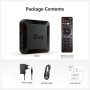 Android TV Box 10.0, X96Q Android TV Box 2GB RAM 16GB ROM Allwinner H313 Quad-Core 64bit con WiFi 2.4G USB Ultra HD 4K H.265 3D