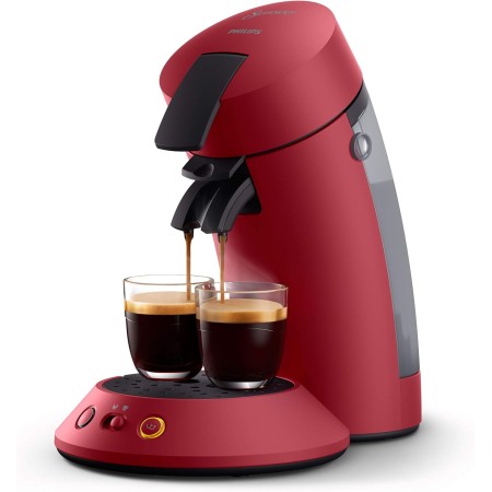 Philips Senseo Original Plus CSA210/10 - Cafetera de monodosis (selección de intensidad, tecnología de café Boost, plástico