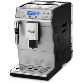 De'Longhi Autentica Plus - Cafetera Superautomática Espresso y Cappuccino, Depósito de Agua 1.4 L, Pantalla LCD y Panel Táctil,