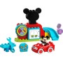 Lego Duplo | Disney Casa y Coche de Mickey Mouse de Juguete, Juego Educativo para Clasificar por Colores, Juguetes Montessori