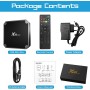X96 Mini Android TV Box 4K 2GB/16GB - Reproductor multimedia de transmisión continua con Amlogic S905W2 Quad Core Chipset de 64