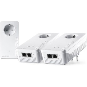 devolo 8831 Magic 2 WiFi 6 Multiroom Kit, adaptador powerline WiFi - hasta 2.400 Mbps, conexión WiFi de malla, LAN Gigabit 4X,