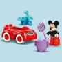 Lego Duplo | Disney Casa y Coche de Mickey Mouse de Juguete, Juego Educativo para Clasificar por Colores, Juguetes Montessori