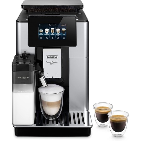 De'Longhi Perfetto Primadonna Soul ECAM612.55.SB Cafetera Superautomática Café y Cappuccino con Sistema de Leche LatteCrema,