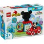 Lego Duplo | Disney Casa y Coche de Mickey Mouse de Juguete, Juego Educativo para Clasificar por Colores, Juguetes Montessori