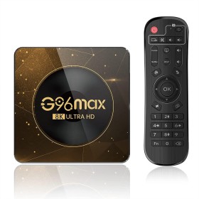 SXGCH Android 13.0 TV Box, G96 MAX Smart Android TV Box con RK3528 Quad-Core 64Bit Cortex-A53 CPU, Soporte 8K HDR 10+/3D/2.4Ghz