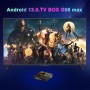 SXGCH Android 13.0 TV Box, G96 MAX Smart Android TV Box con RK3528 Quad-Core 64Bit Cortex-A53 CPU, Soporte 8K HDR 10+/3D/2.4Ghz