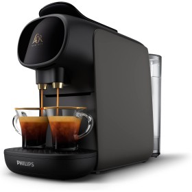 Philips l'Or Barista Sublime Cafetera de Cápsulas, Gris Cachemir, Reconocimiento de Cápsula Doble, 1 o 2 Tazas, Bandeja de Goteo
