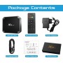 Android TV Box X96 Mini 2GB/16GB 4K Reproductor multimedia Caja TV Android 11.0 TV Box Amlogic S905W2 Chipset Quad-Core