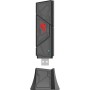ASUS ROG USB-BE92 - Adaptador USB WiFi 7 BE6500 tribanda, Banda de 6 GHz, Compatible con 4096-QAM, Funcionamiento multienlace