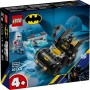 LEGO DC Batman: Batman y Batmóvil vs. Mr. Freeze Coche de Juguete y 2 Minifiguras Inc. Batman, Figuras de Superhéroes y