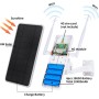 Sirxlevcy Enrutador Solar 4G de 6W, Repetidor WiFi, Enrutador 4G con Energía Solar, una Máquina, Resistente Al Agua IP66