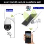 Sirxlevcy Enrutador Solar 4G de 6W, Repetidor WiFi, Enrutador 4G con Energía Solar, una Máquina, Resistente Al Agua IP66