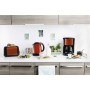 Moulinex FG360D11 Cafetera de goteo, 1000 W, 1.25 L, color negro y rojo