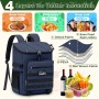 NEWHEY Mochila Térmica 30L Impermeable Almuerzo Gran Capacidad Mochila Nevera Isotermica Bolsa Picnic Duradera y Ligera para
