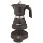 Ariete 1358-11 Cafetera eléctrica moka aroma, capacidad 4 tazas, 400W, base inalámbrica, negra
