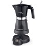 Ariete 1358-11 Cafetera eléctrica moka aroma, capacidad 4 tazas, 400W, base inalámbrica, negra